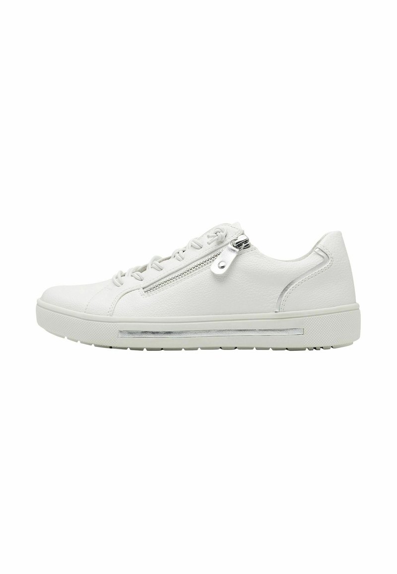 Jana SNEAKER - Baskets basses - white silver