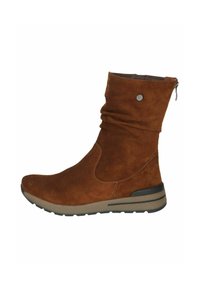 Classic ankle boots - nut suede