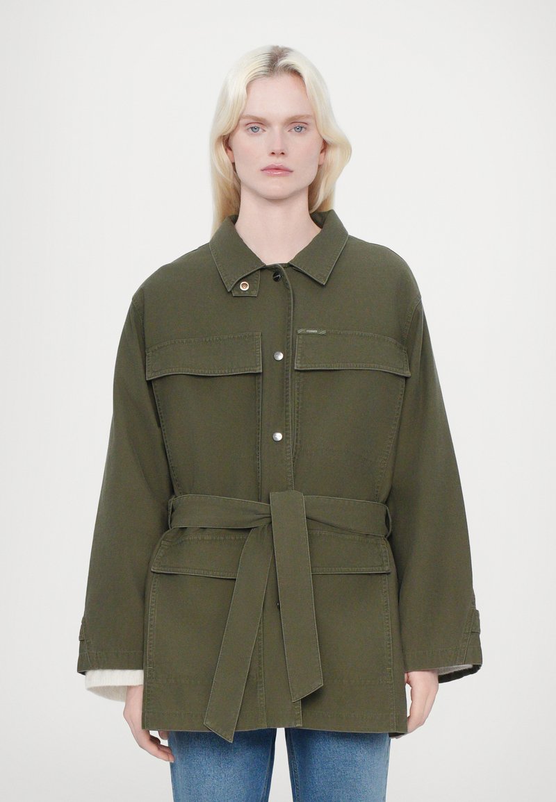 CLOSED PARKA - Parka - forest green