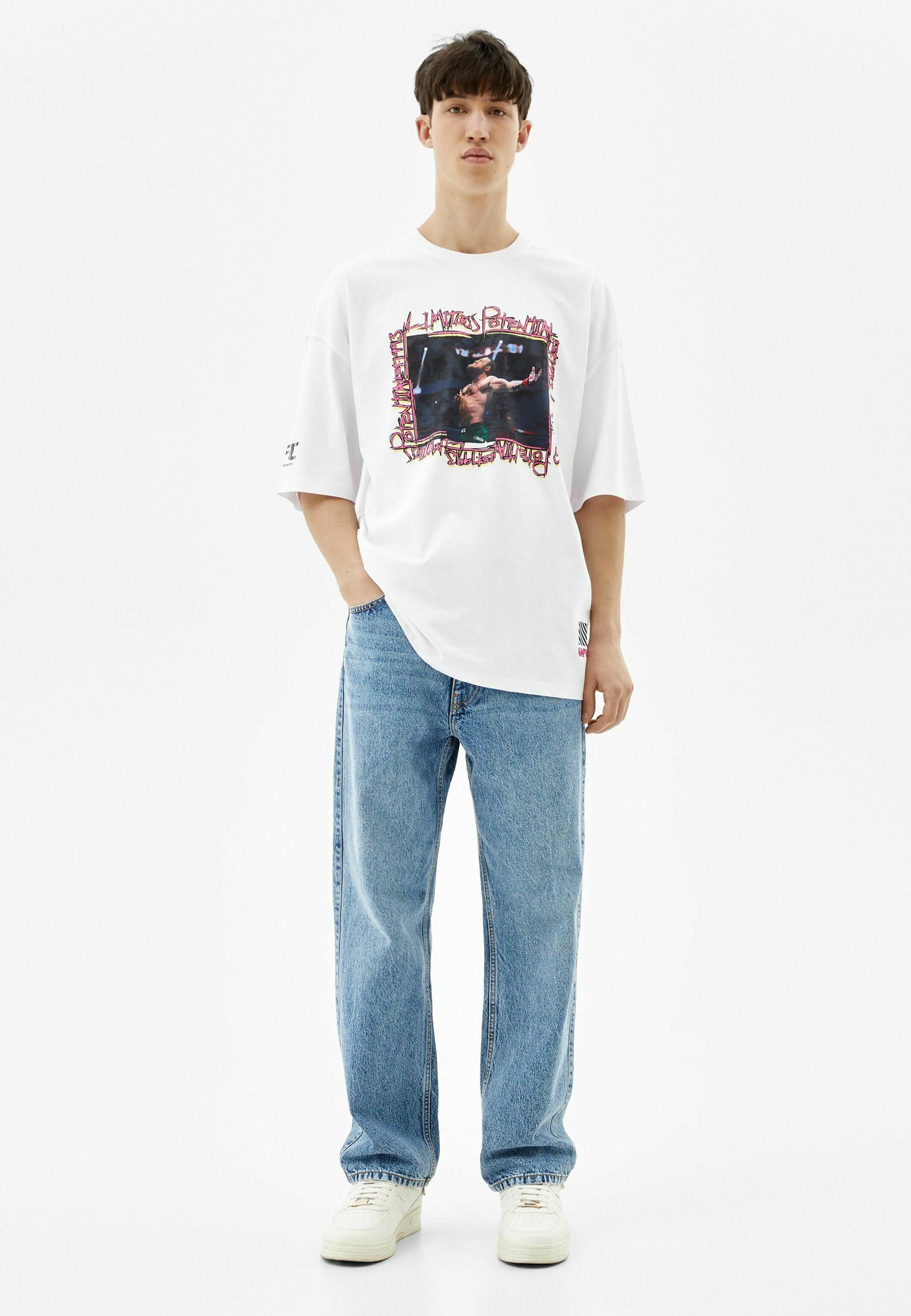 Bershka EXTRA UFC - Print T-shirt 