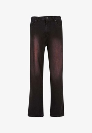 Mustad denim teksad, sirge lõikega, millel on kerge gradient fade. Sisaldab esipockets ja metallist nööbi sulgemist.