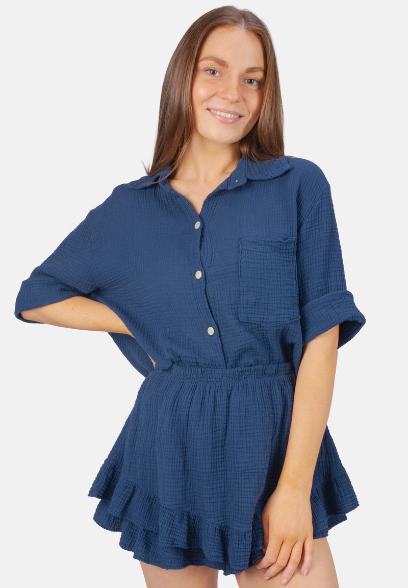 Seasons of April LORENA HOSENROCK MUSSELIN - Short - dunkelblau