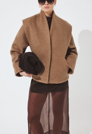 BOUCLE - Übergangsjacke - taupe