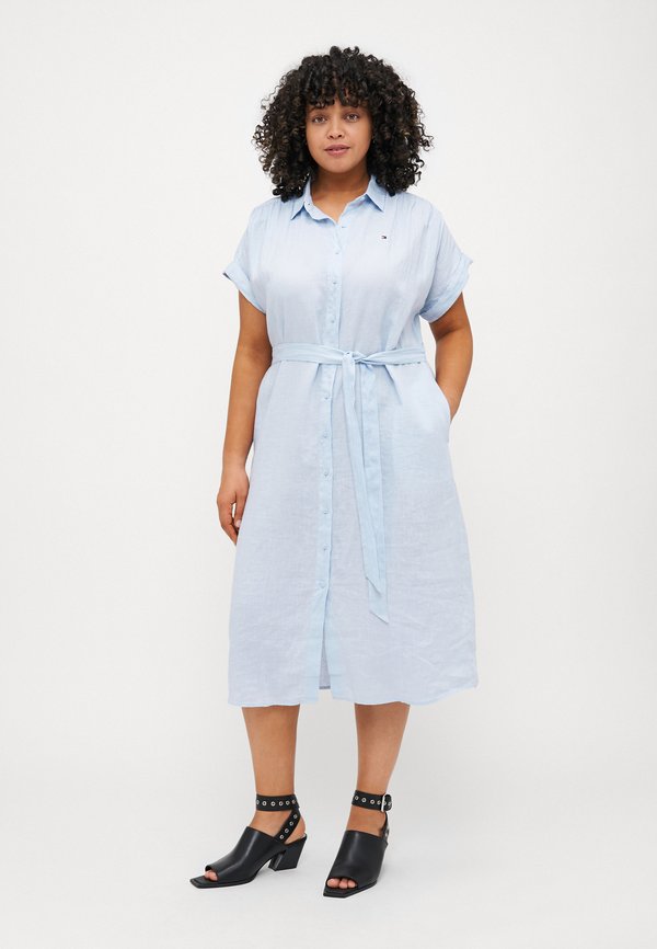 BELTED MIDI DRESS - Shirt dress3