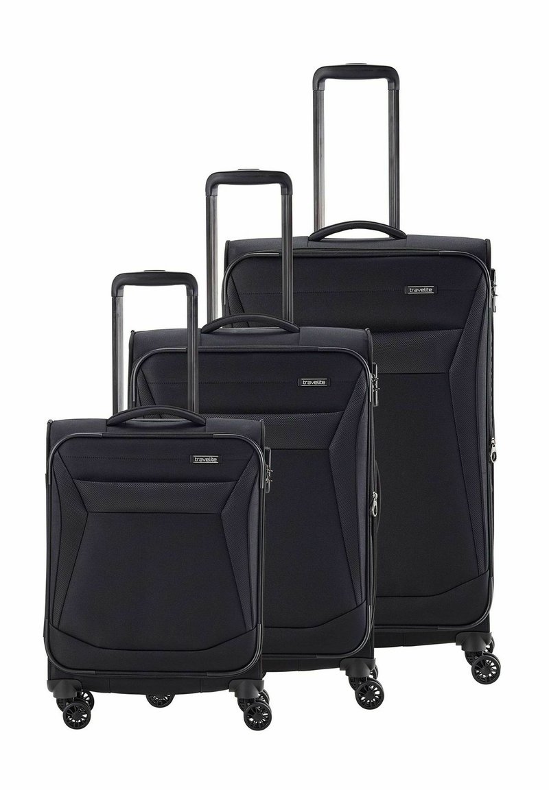 Travelite SET CHIOS 4W TROLLEY L / M / S Luggage set black Zalando