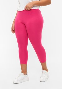 Zizzi - 3/4-LENGTH  - Leggings - raspberry sorbet Miniatyrbild 1