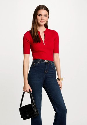 Morgan T-shirt basic - rouge
