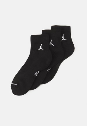 EVERYDAY ANKLE 3 PACK - Chaussettes de sport - black/white