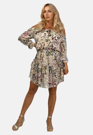 REGINA FASHION Day dress - beige print