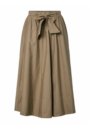 YAS, MAXI SKIRT YASTIMBER HW - Jupe longue - timber wolf1