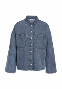 NMENZA - Pogājama blūze - medium blue denim
