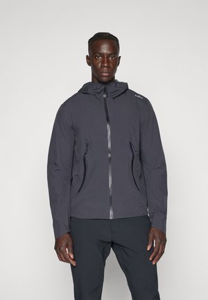 MAN JACKET FIX HOOD - Hardshell jacket - antracite