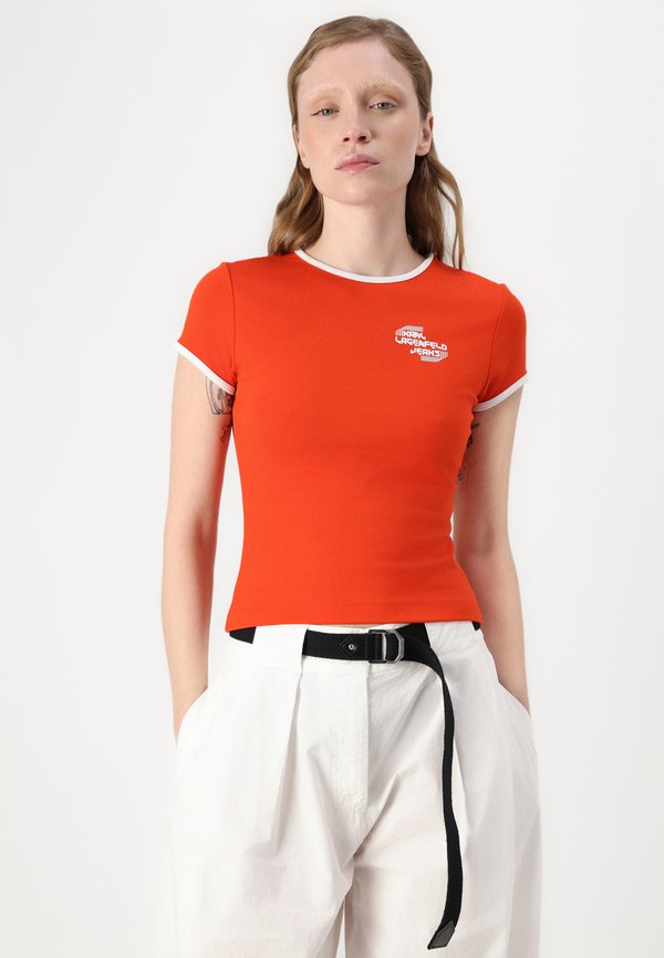 CAP SLEEVE - Basic T-shirt - poinciana3