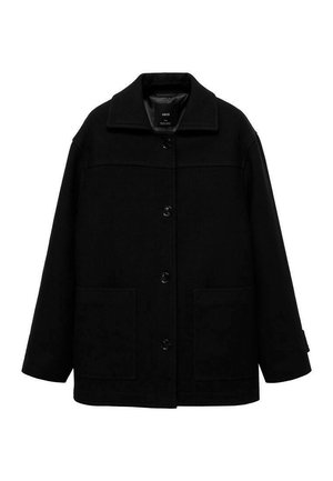 Mango Short coat - black