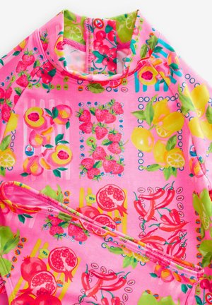 Never Fully Dressed, REGULAR FIT - RASH VEST AND SWIM SET . - Maillot de bain - pink fruit