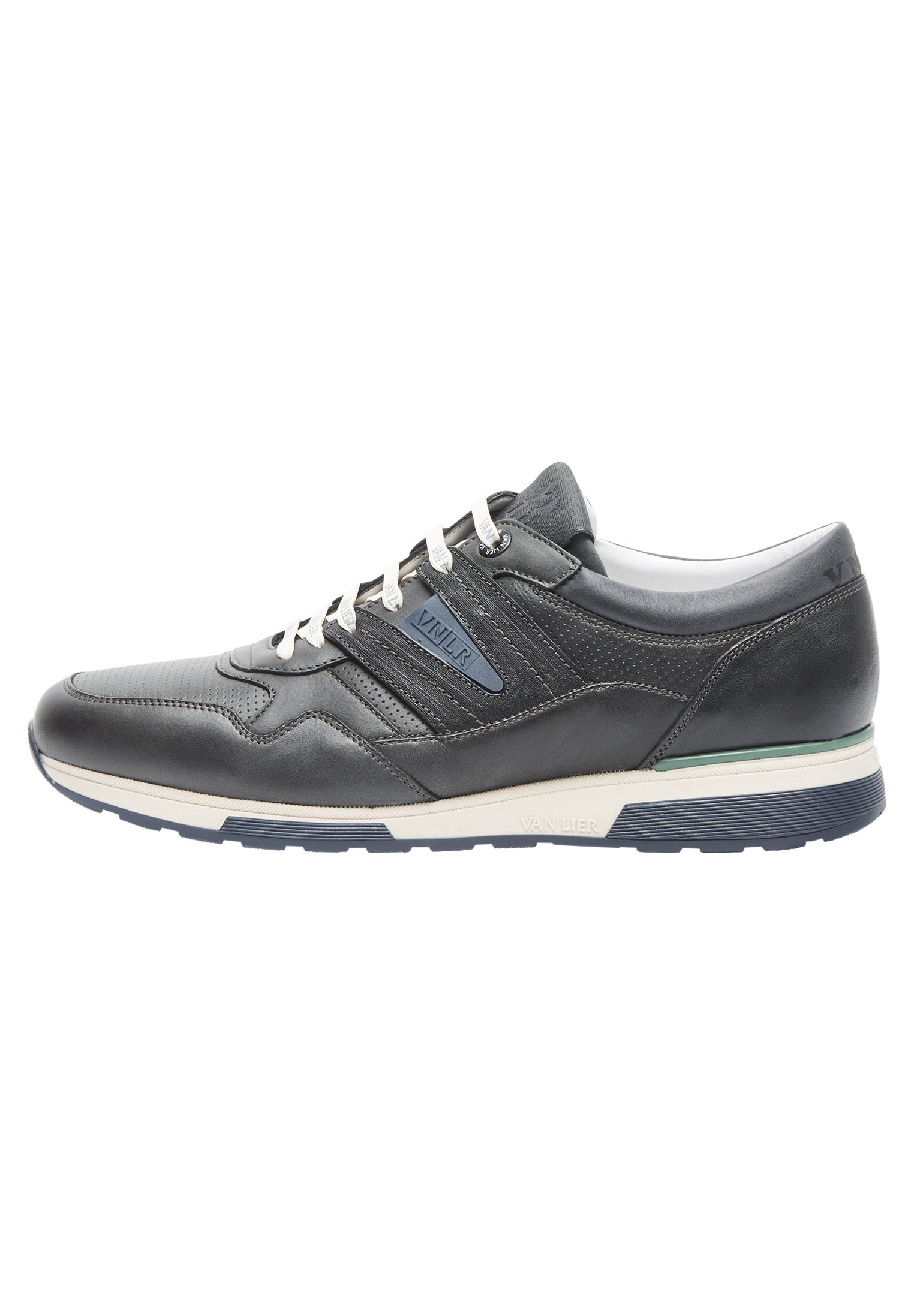 Van Lier Positano leren sneakers wit - Schoenen.nl