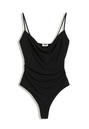Bershka, BODYSUIT - Débardeur - black