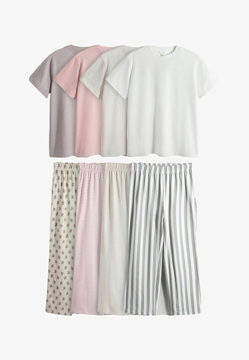 THE SET REGULAR FIT 4 PACK SHORT SLEEVE LONG LEG SETS Pyjama Pink the-set-regular-fit-4-pack-short-sleeve-long-leg-sets-pyjama-pink
