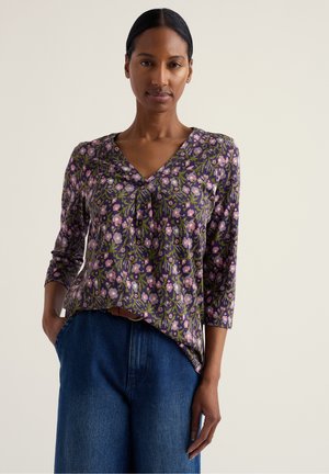 3/4 BARNOON - Pikkade varrukatega topp - purple - blotted anemone dark violet