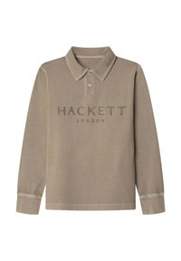 Hackett London Top s dlhým rukávom - malt beige
