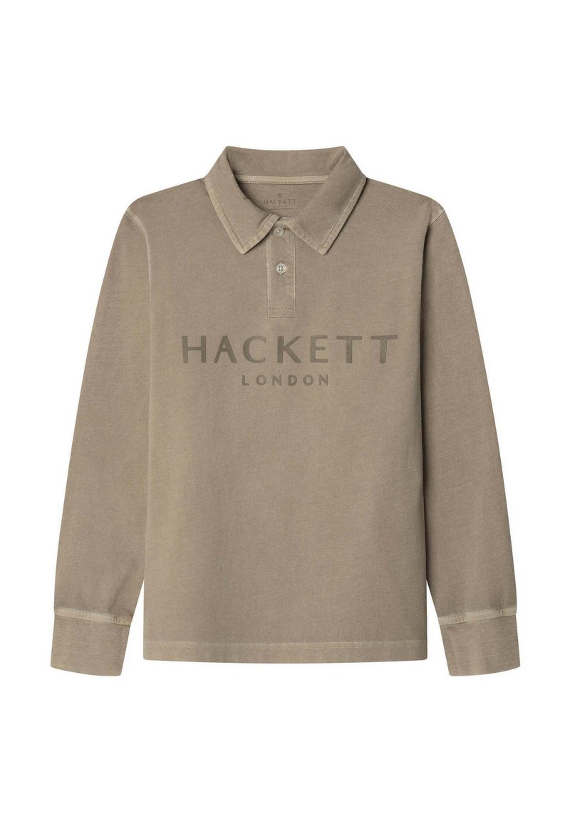 Hackett London Top s dlhým rukávom - malt beige