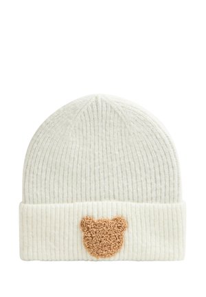 Terranova BERRETTO CON PATCH - Berretto - bianco lana