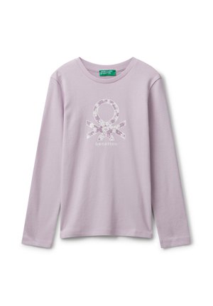 WITH GLITTER - Long sleeved top - violet