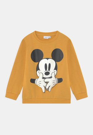 NMMJEROEN MICKEY UNISEX - Mikina - amber gold