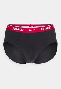 Nike Underwear BRIEF 3 PACK - Cuecas - black/wornblue/hibiscus obsidian