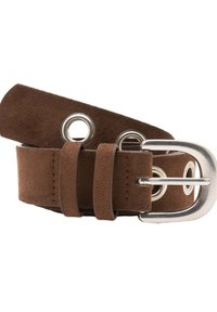 PULL&BEAR WITH EYELETS - Opasok - dark brown