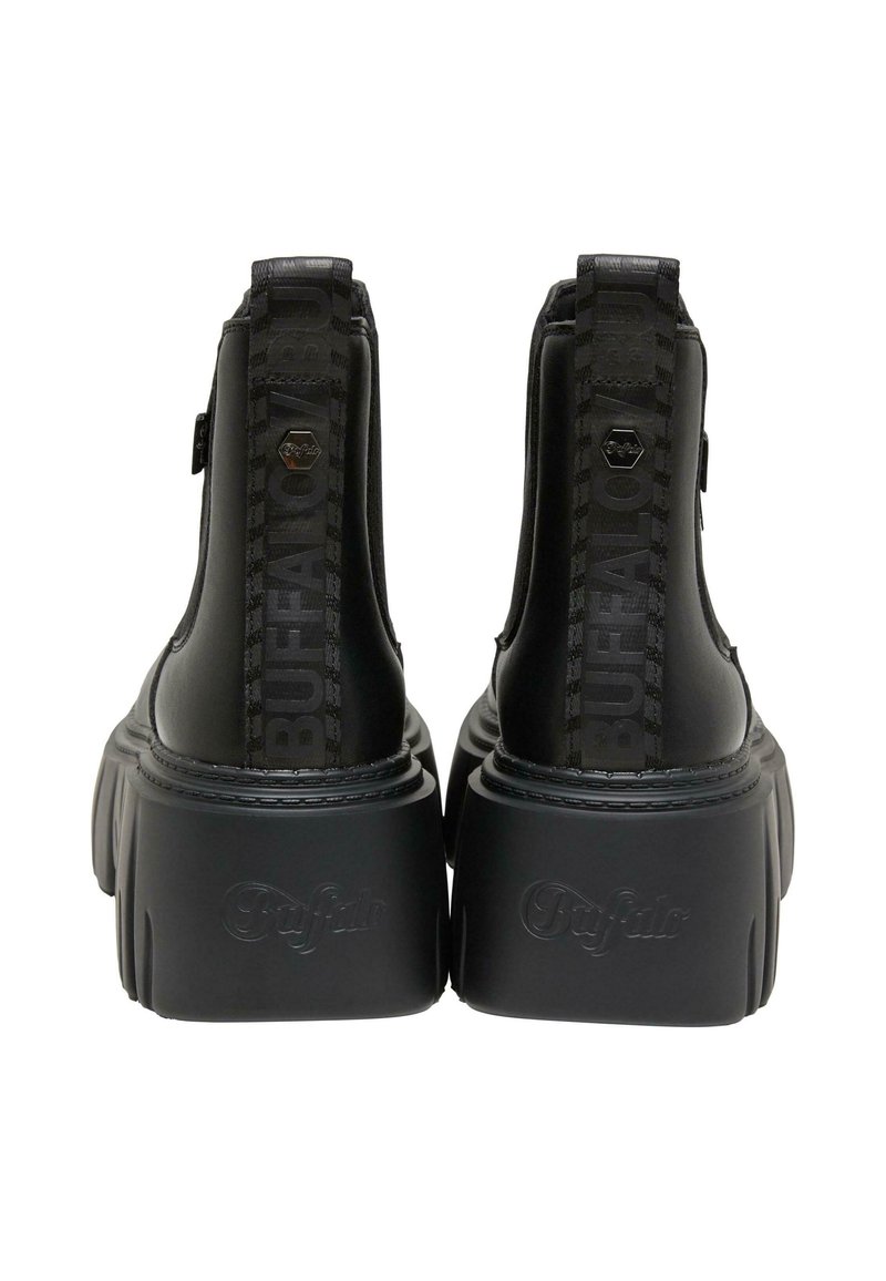DREAM PAIRS Chelsea enkellaarsjes voor dames, met vierkante neus, modieus, lage hak, antislipzool, herfstbooties schoenen, Bruin PU., 38 EU