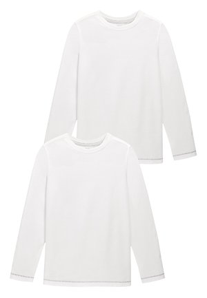 Next, 2 PACK - T-shirt à manches longues - white