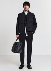 Calliope IMBOTTITO CON ZIP - Giacca da mezza stagione - nero