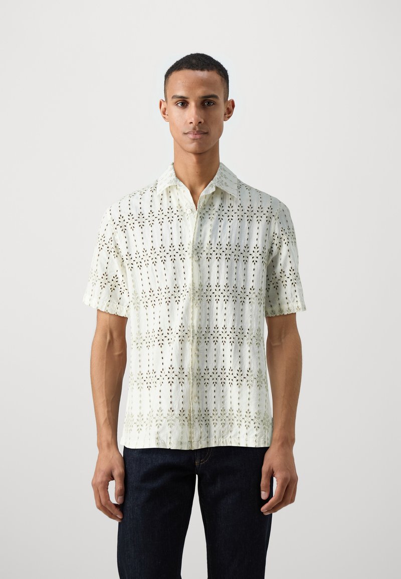 Guess Originals - GO EMBROIDERED CAMP  - Hemd - sandy shore, Vergrößern