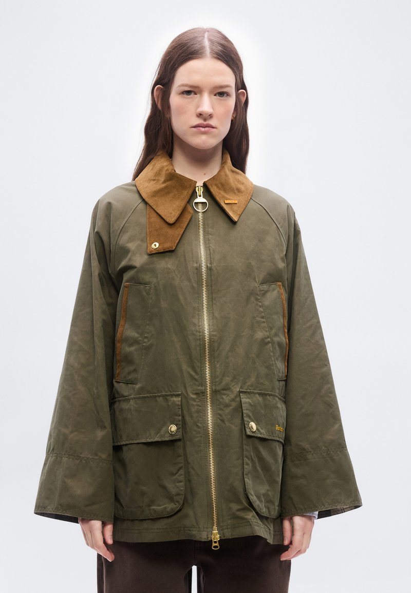 Barbour ICONS BEDALE SHOWERPROOF - Manteau court - ivy green/olive 