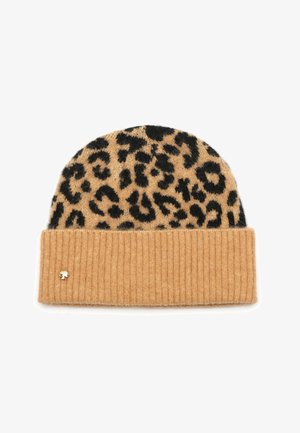 kate spade new york LEOPARD - Căciulă - black light tobacco