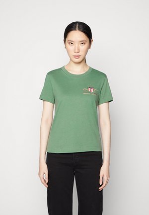 ARCHIVE SHIELD - Print T-shirt - jade green