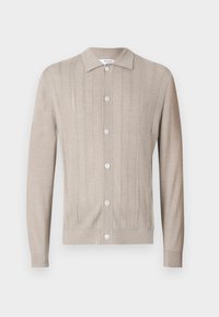 SLHTRAY CARDIGAN - Chaqueta de punto - beige