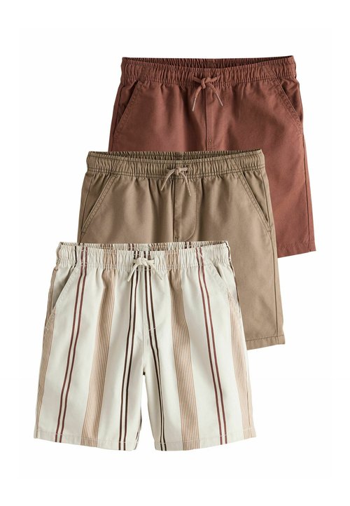 Short Garçon Next – Marron, Mouche Zippée, Taille 4 Ans – Très Bon état