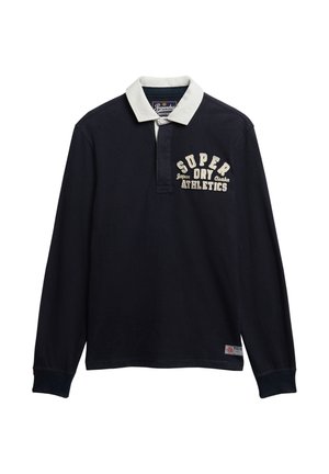 Superdry & Co VINTAGE ATHLETIC RUGBY - Maglietta a manica lunga - eclipse navy