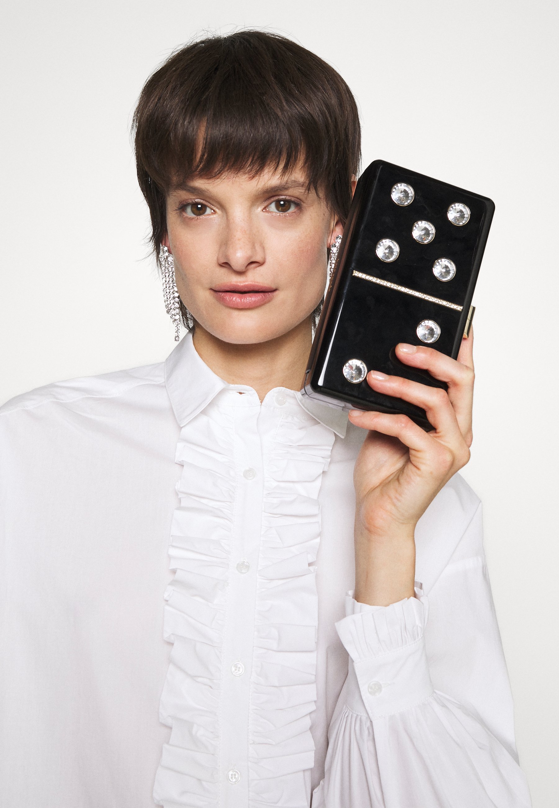 kate spade domino clutch