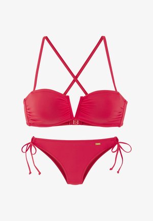 SET - Bikini - neon rot