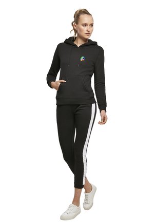 Merchcode PEACE  GRAFFITI - Felpa con cappuccio - black