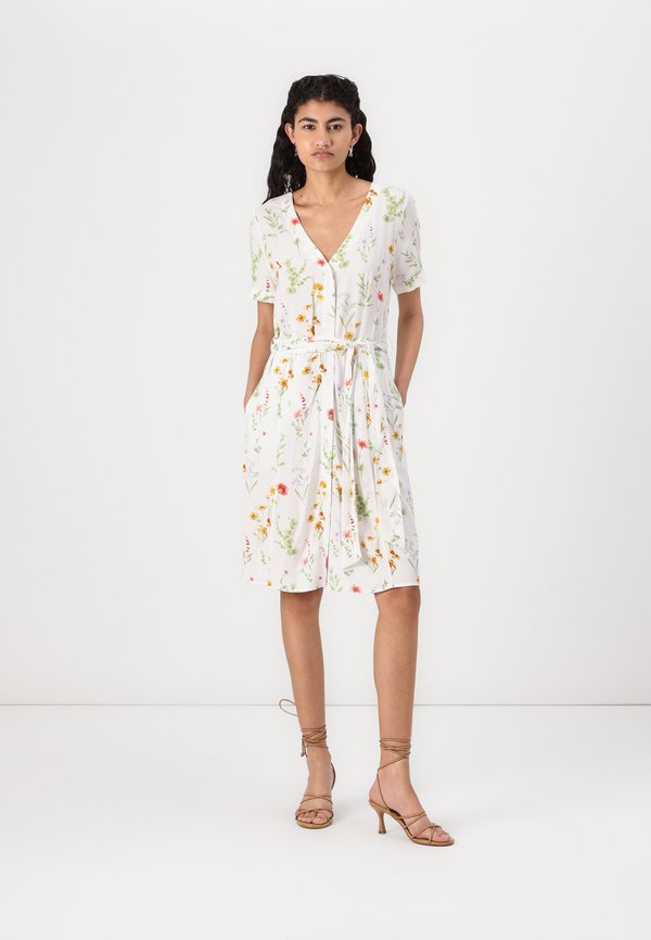 OBJLORENA SHORT DRESS - Day dress - cloud dancer3