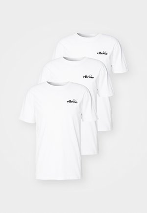 Ellesse AZZINI 3 PACK - Basic T-shirt - white