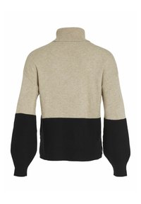 VILA VIRIL BLOCKING ROLL - Maglione - natural melange
