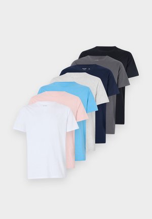 Icon Crew T-Shirt 7-Pack - Paprasti marškinėliai - black