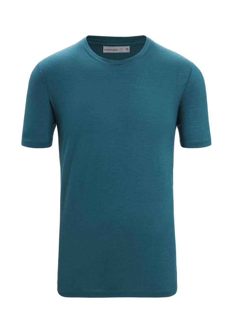 icebreaker MERINO BLEND ZONEKNIT - T-paita - DARK GREEN