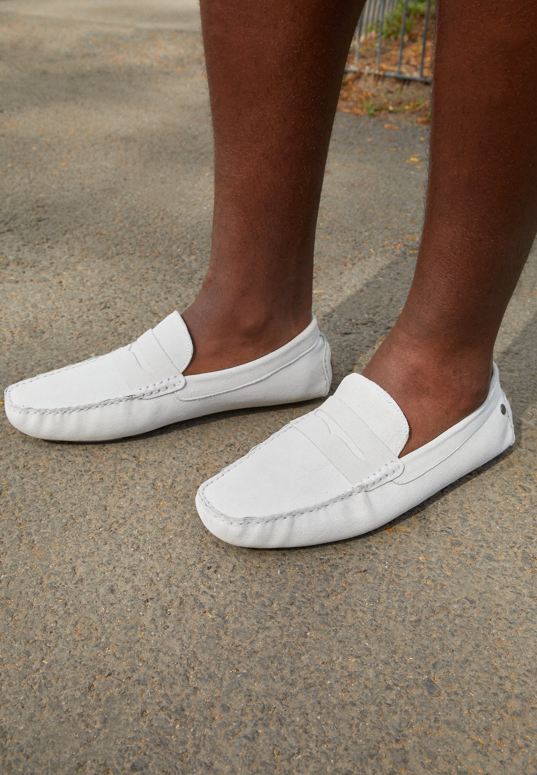 Jack \u0026 Jones JFWJENSEN LOAFER - Mocassins - winter white/wit - Zalando.nl