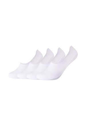ONLINE COMFORT LASER CUT FOOTIES UNISEX 4 PACK - Socks - white
